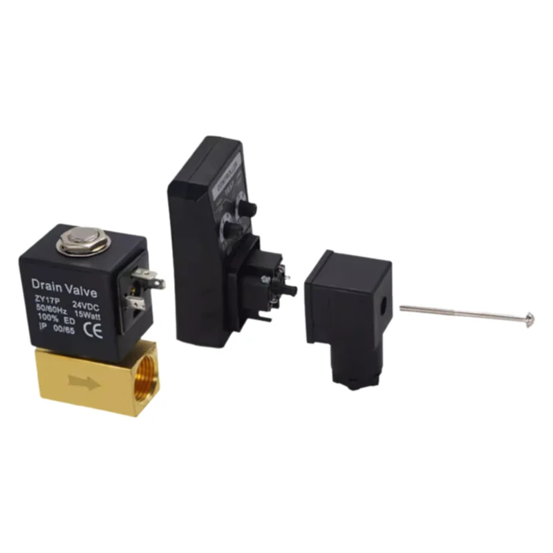 OPT-A Series Electric Timer Auto Water Valve OPT-A One-piece Type OPT-B Split-type DN15 Air Compressor Drain Valve