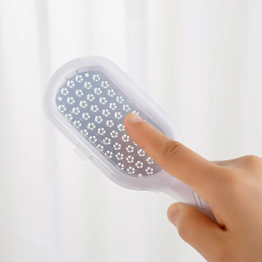 Portable Stainless Steel Foot File with Storage Cover Easy-Clean Callus Remover Multifunctional Dead Skin Scraper Pedicure
