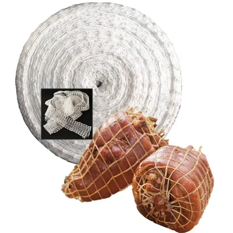 3/2/1 متر القطن اللحوم صافي لحم الخنزير السجق لفة صافي هوت دوج صافي سلاسل الجزار لحم الخنزير المقدد السجق أدوات التعبئة والتغليف المطبخ أداة الطبخ