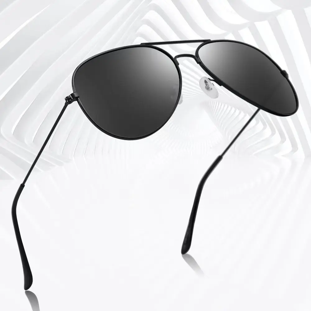New Fashion Classic Glasses for Men Aviator Metal Frame Outdoor Sports Eyewear Anti-UV Driving Sunglasses Glasses