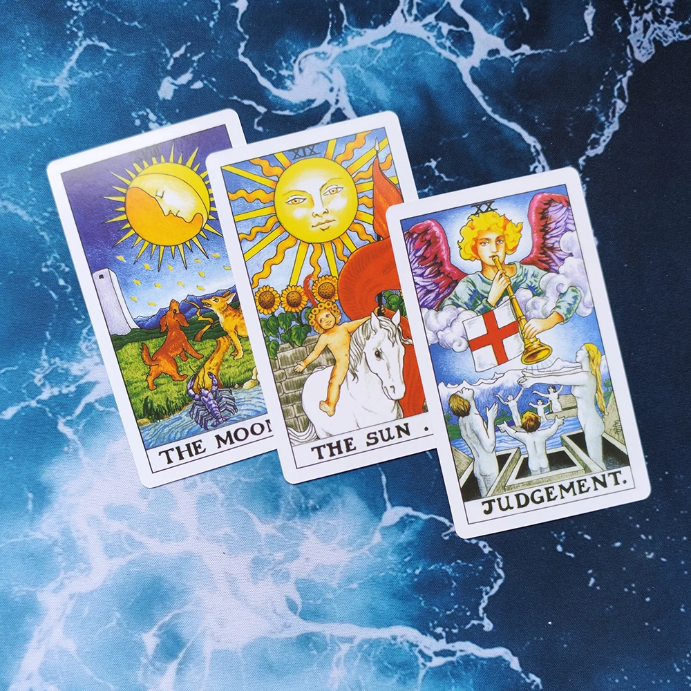 12X7CM Tarot Deck.Universal Divination Tarot Deck Cards.Tarotkarten mit Leitfaden