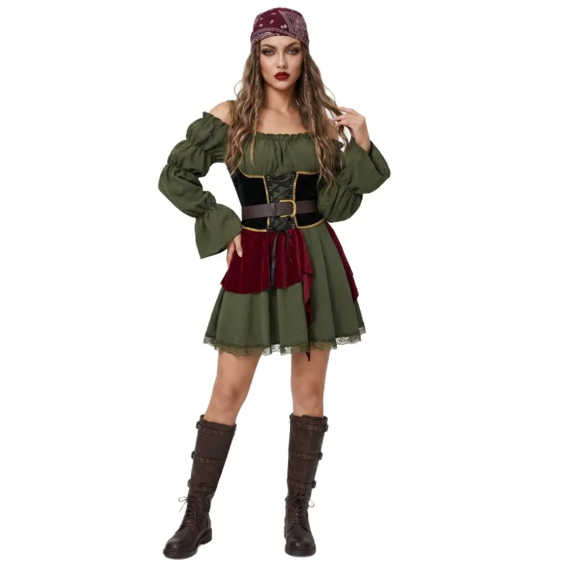 adult-womens-medieval-pirate-captain-cosplay-costume-green-off-shoulder-corset-dress-stage-party-halloween-outfit