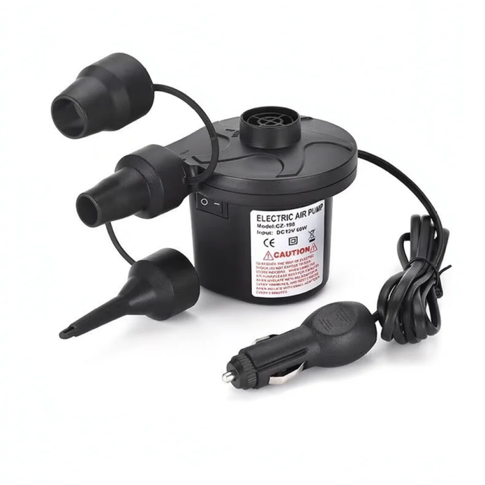 Portable Electric Air Pump Fast Inflator Deflator For Inflatable Mattress Pool Bed Swimming Rings Vacuum Sealing Travel Device