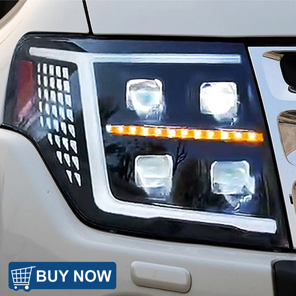 

Для Mitsubishi Pajero V93 V97 2009-2021 автомобильные фары в сборе, обновленный светодиодный эффект запуска 4, инструменты для линз проектора, аксессуары