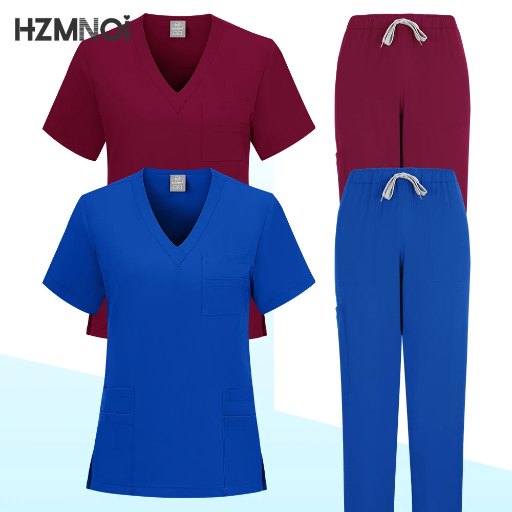 Scrub Top Abbigliamento medico Uniformi ospedaliere per le donne Uniforme infermieristica Salute e bellezza Abbigliamento da lavoro Scrub chirurgico Jogging