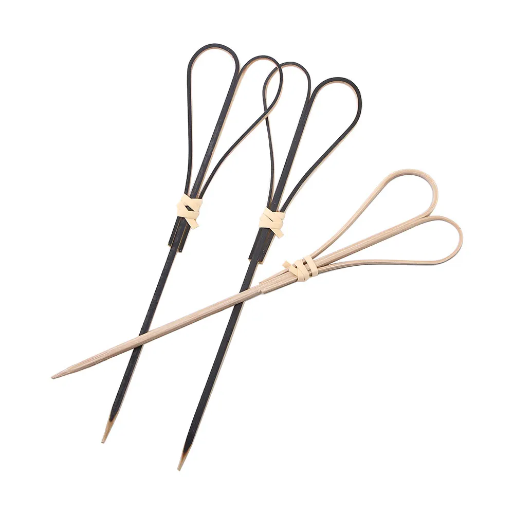 Aperitivos de barbacoa, tijeras de cóctel desechables en forma de palillo de dientes decorativo, palillos para brochetas