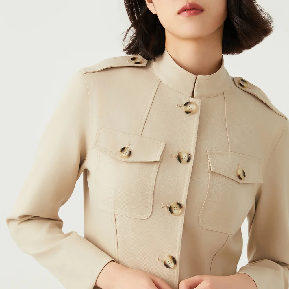 K2540W 50% Australian Wool Luxury Women's Clothing Laidies High quality Clothes Jacket Coats