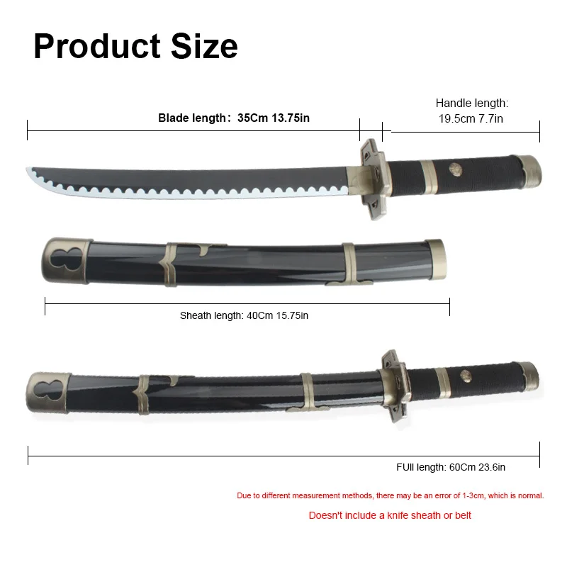 60Cm New Bamboo Decorative Props Sword With Scabbard, Cosplay Role Play Model Toys, Christmas Gift For Cosplay Party Display