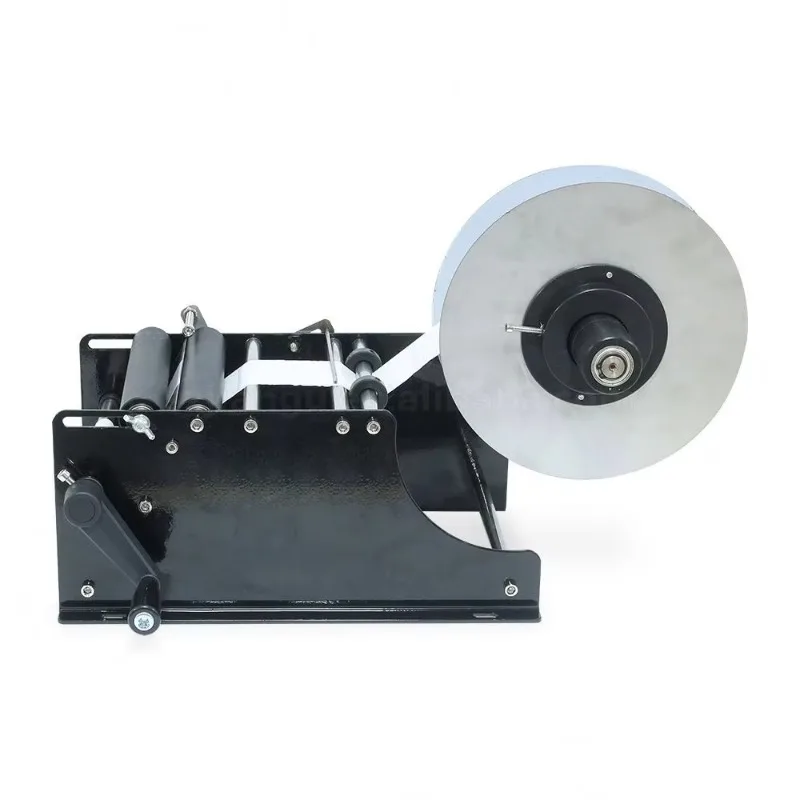 Home Manual Small Commercial Round Bottle Labeling Machine Hand Operated Simple Self Adhesive Labeler