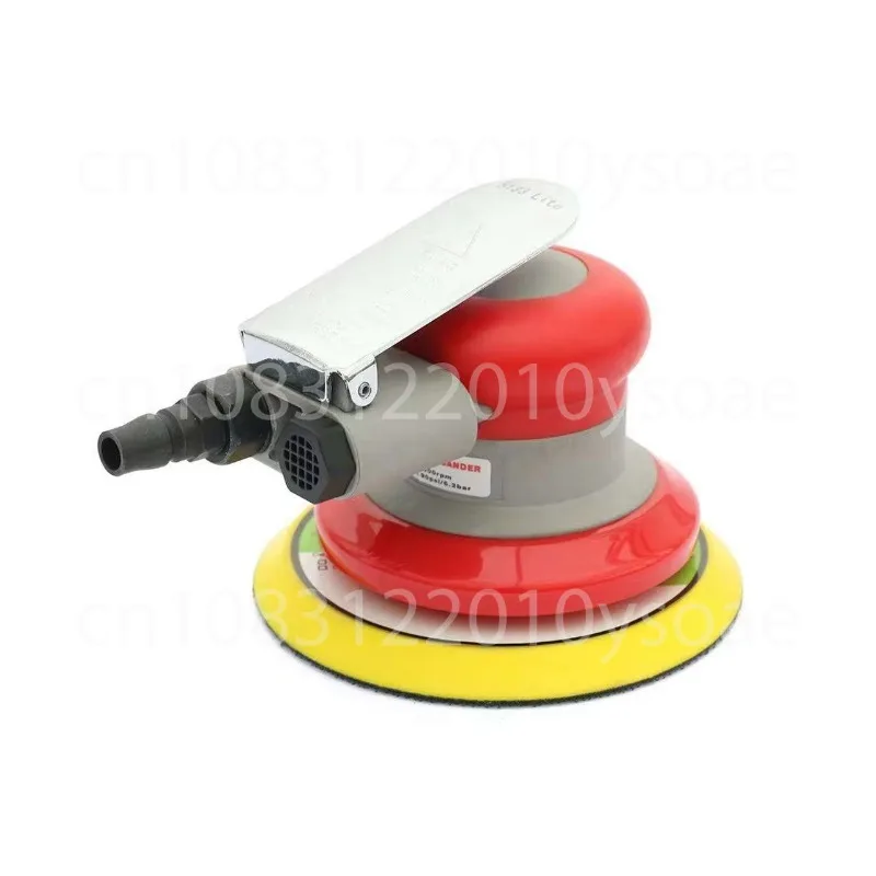 QD53 Professional Grade 5 Inch 125mm Double Acting Pneumatic Random Track Grinder with Variable Speed and Low