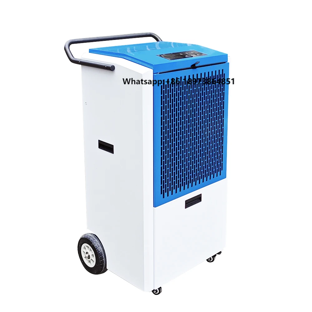 

150L/D Portable Hand--push Dehumidifier High-Efficient for Hotel Warehouses Food Chemical Sites Home Use Eco Friendly