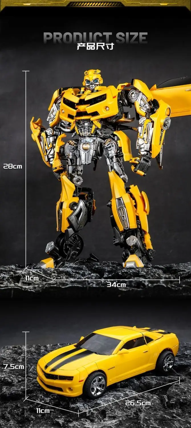 30CM Transformation Optimus Prime Bumblebee Megatron Toys Action Anime Figure Movie Doll Toys