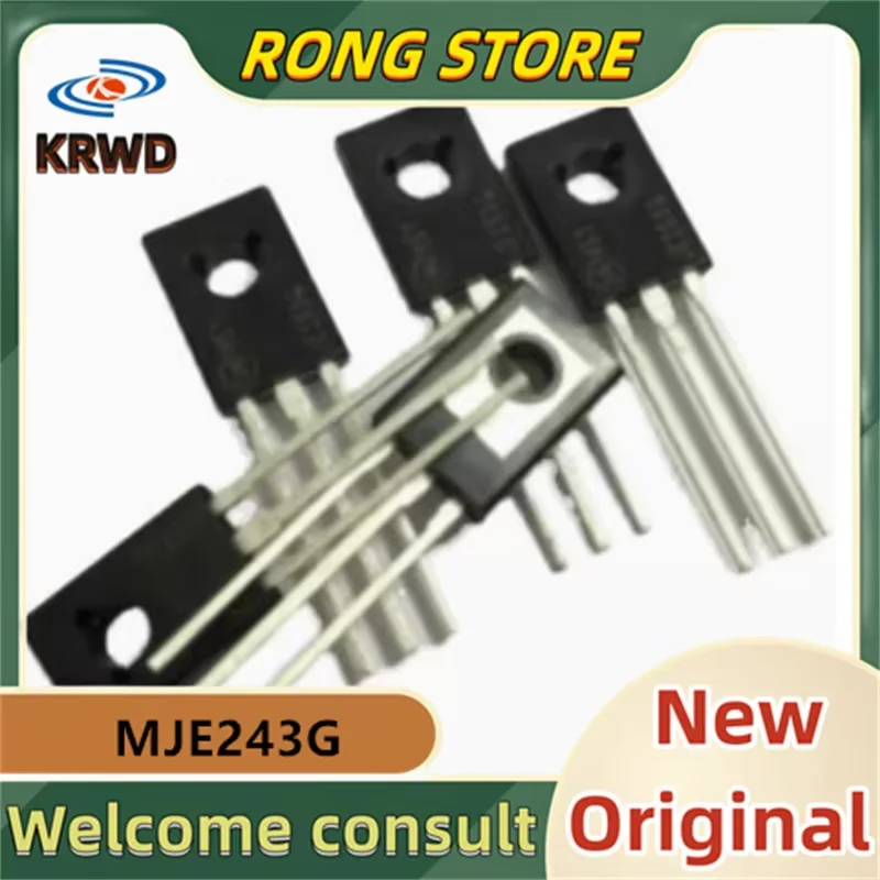 (15 قطعة) رقاقة جديدة ومبتكرة IC MJE243G MJE243 TO-126