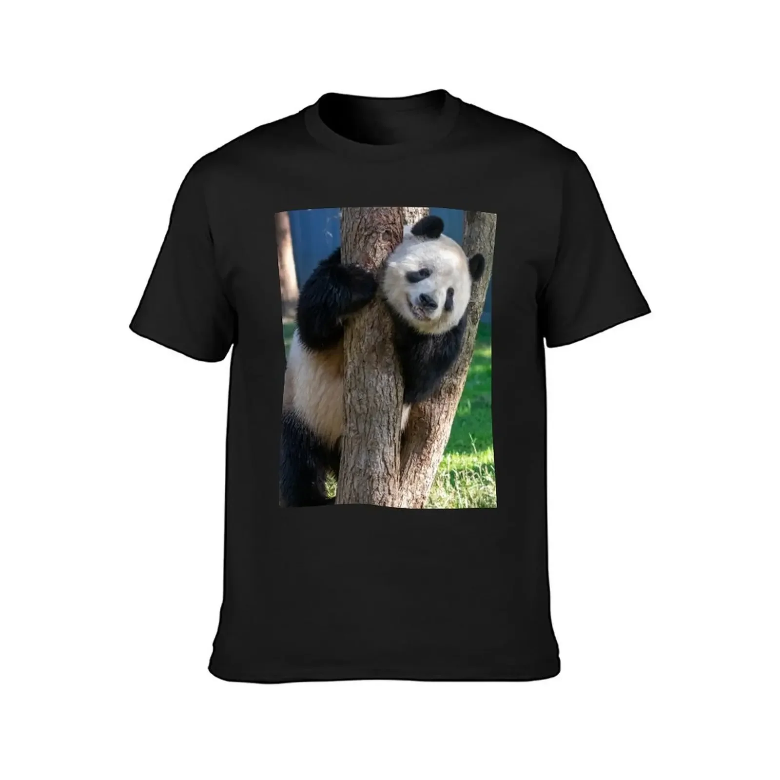 Giant Panda Tian Tian at the National Zoo T-Shirt cute tops custom shirt oversized graphic tee mens champion t shirts