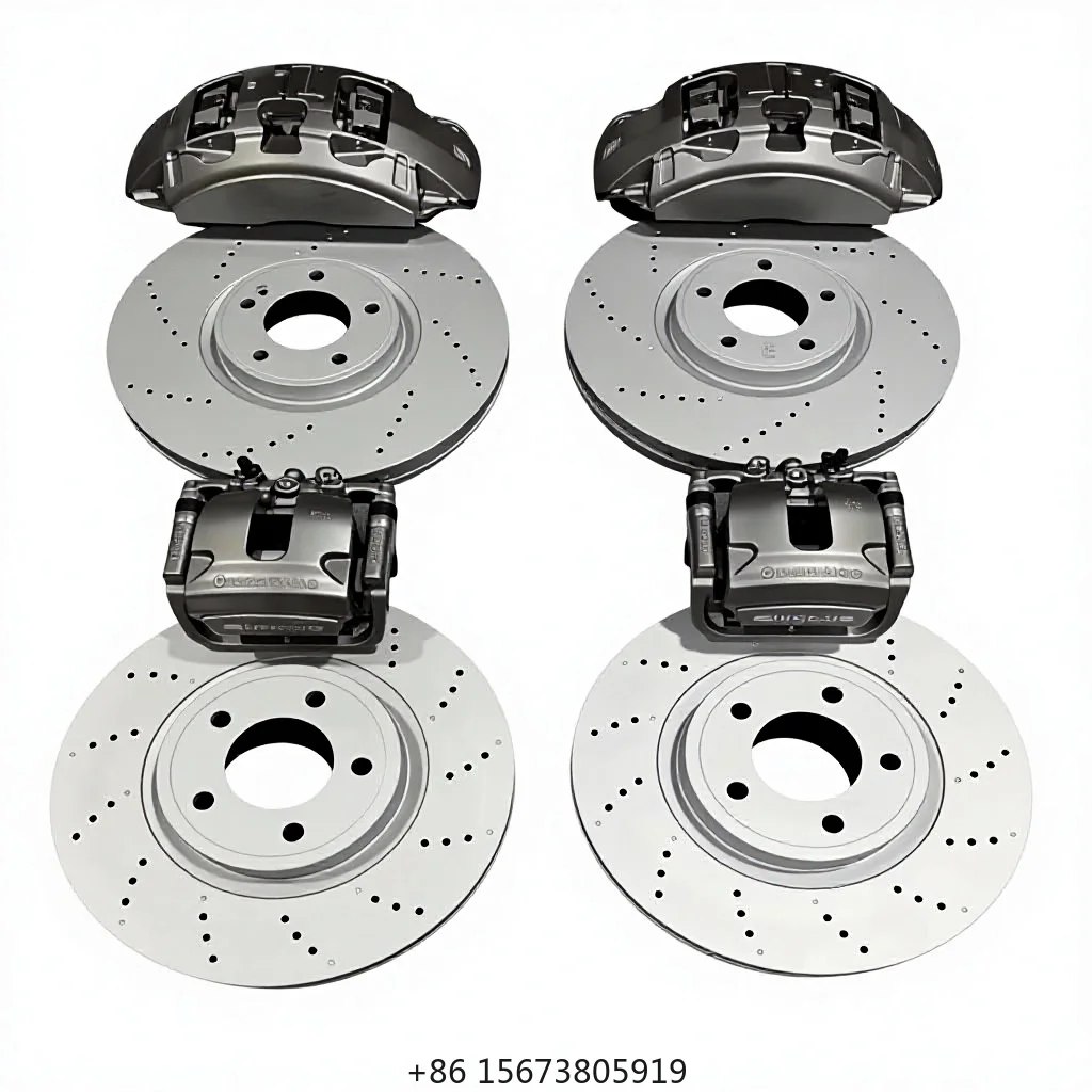 Custom G63 Aluminium Front Six Rear One Brake Calipers Kit for Original Installation Mercedes- G350 G400 G500 G550 GLE GLS W
