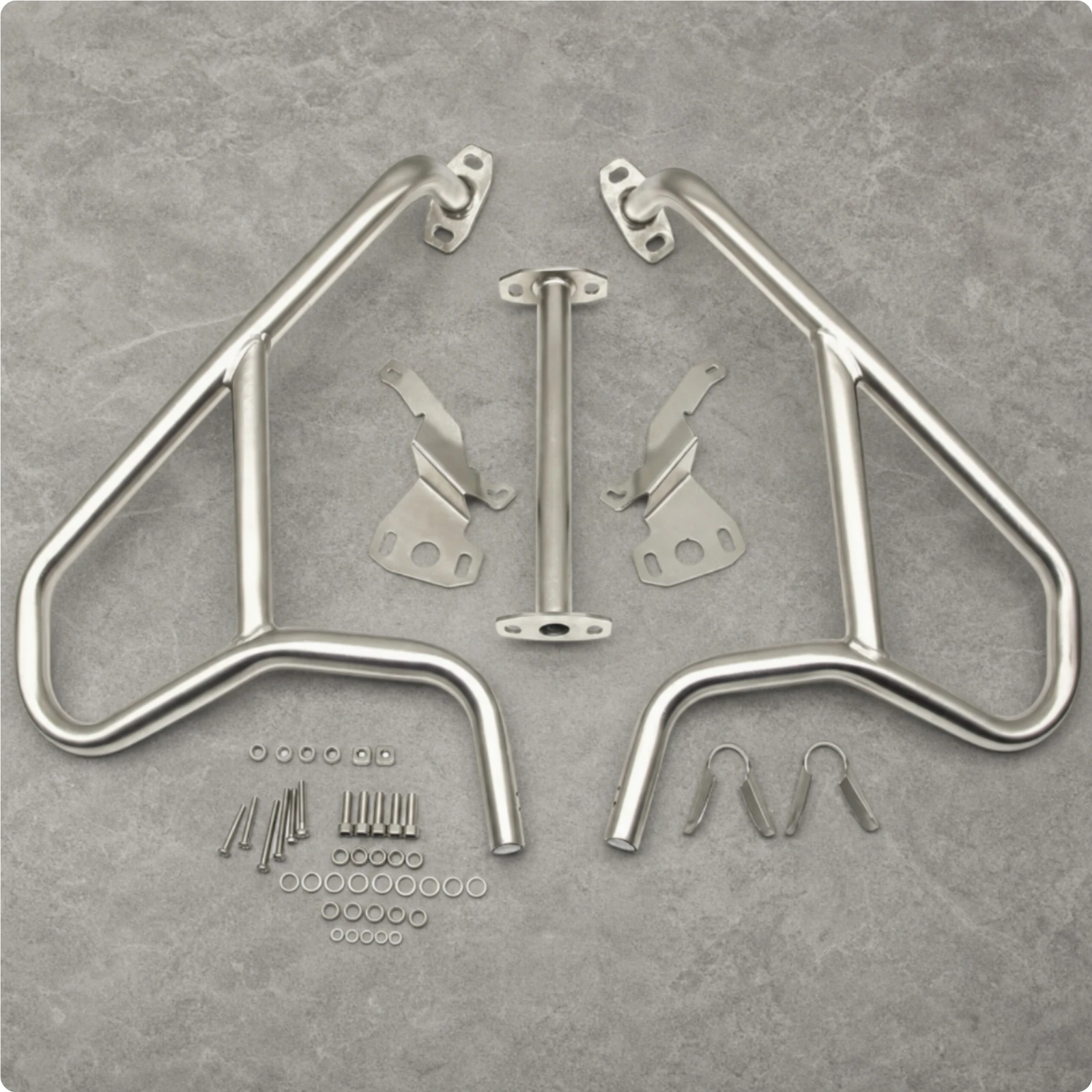 German-Engineered Motorcycle R1200GS LC Crash Bar Silver Engine Crash Bar Rugged Scratch-Resistant for Touring Riders