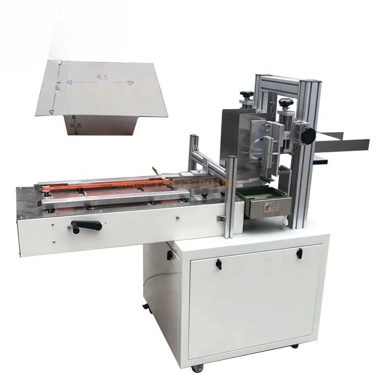 Semi-auto Hot Melt Glue Carton Box Sealing Machine / Multi-function Box Gluing Sealing Machine