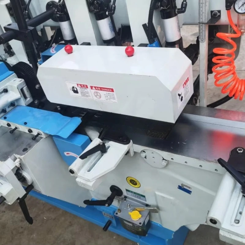 Powerful Electric Spiral Wood Board 4 Sided Moulder Planer Machine Thicknesser Woodworking