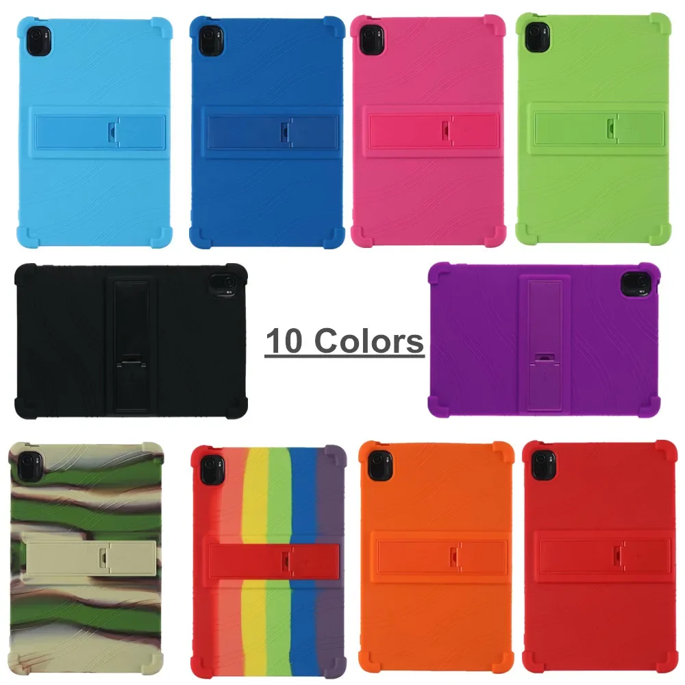 Soft Case for Teclast P26T 10.1 inch Tablet Cover Kids Shockproof Silicone for Teclast P25T P26T Tablet Stand Protective Shell
