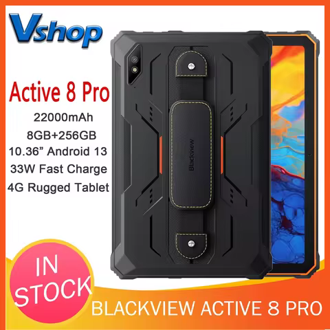 Blackview Active 8 Pro 4G Rugged Tablet PC 10.36"...