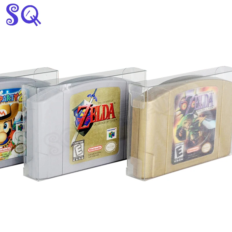 

10 шт., защитная коробка для игровых карт N64