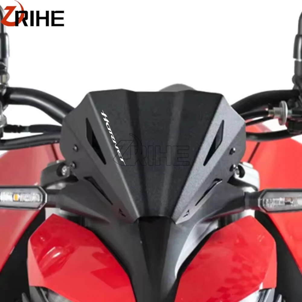 

Fit for Honda CB 1000 CB1000 Hornet 1000 SP 2024 2025 2026 Motorcycle Black Windshield Aluminum Sport Windscreen Visor Deflector