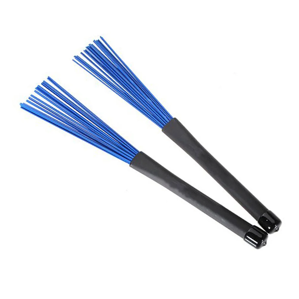 

Fashionable Black Nylon Parts Retractable Brushes Telescopic Handles Extendable Easy to use Drum for Musicians