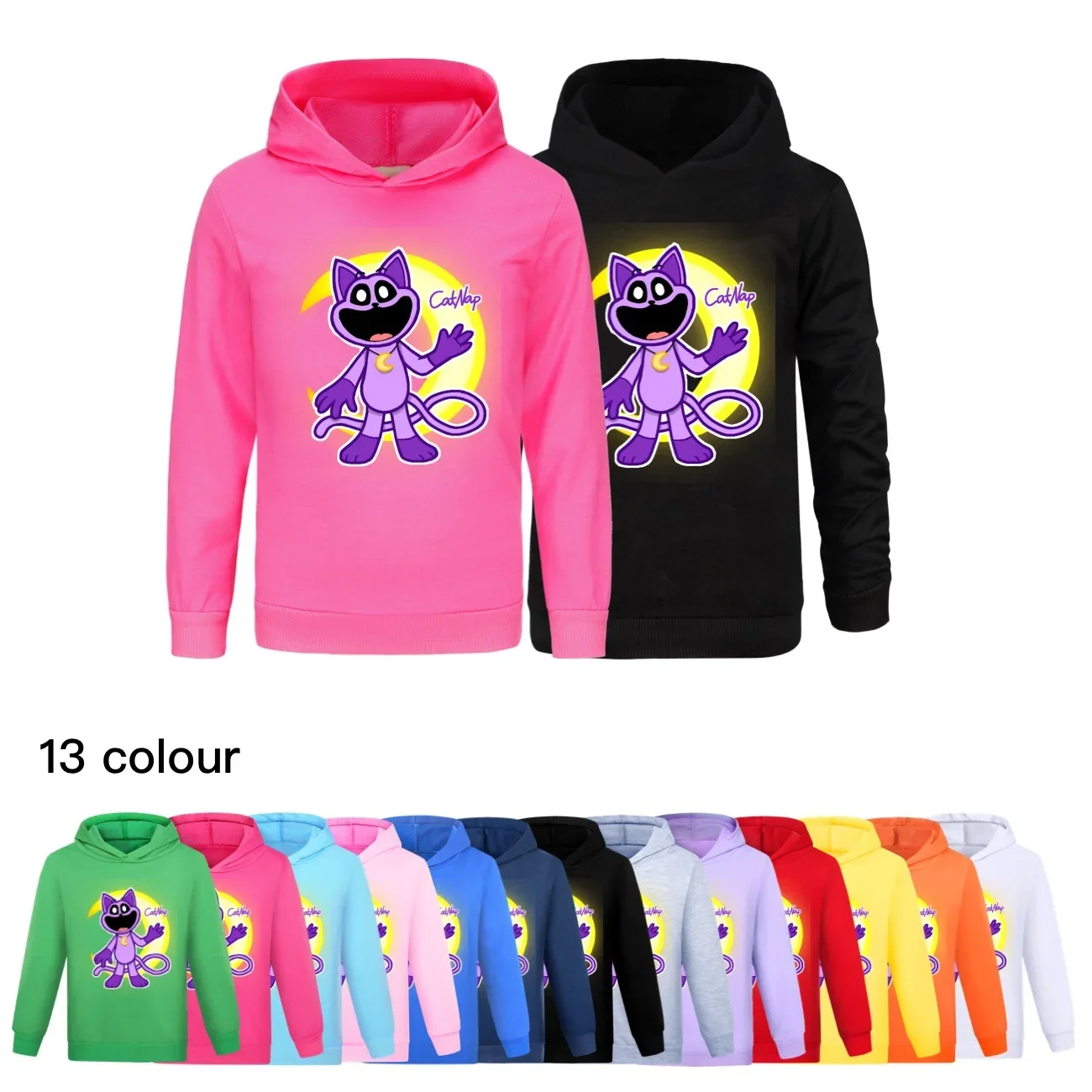 

Fashion kids clothes Smiling Critters Boys Long Sleeve Sweatshirt Spring Autumn Children's Clothing Hoodie Toddler Girls2967