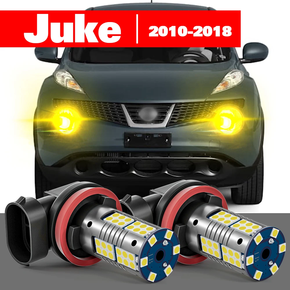 

For Nissan Juke F15 2010-2018 2pcs LED Fog Light Accessories 2011 2012 2013 2014 2015 2016 2017