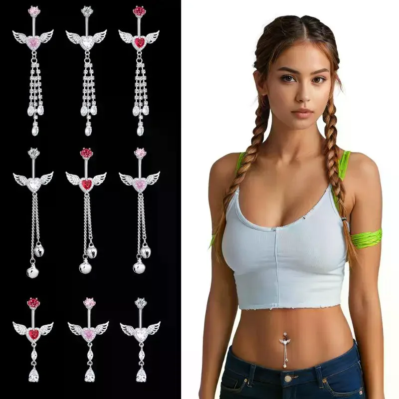 Body Jewelry Tunnels - حلقات سرة البطن على شكل جناح