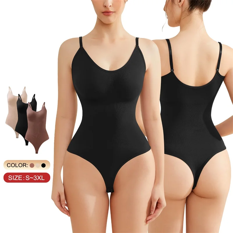 MiiOW Bodysuit Shapewear Women Full Body Shaper Tummy Control Slimming Butt Lifter Seamless Sexy Shapers Corset Female