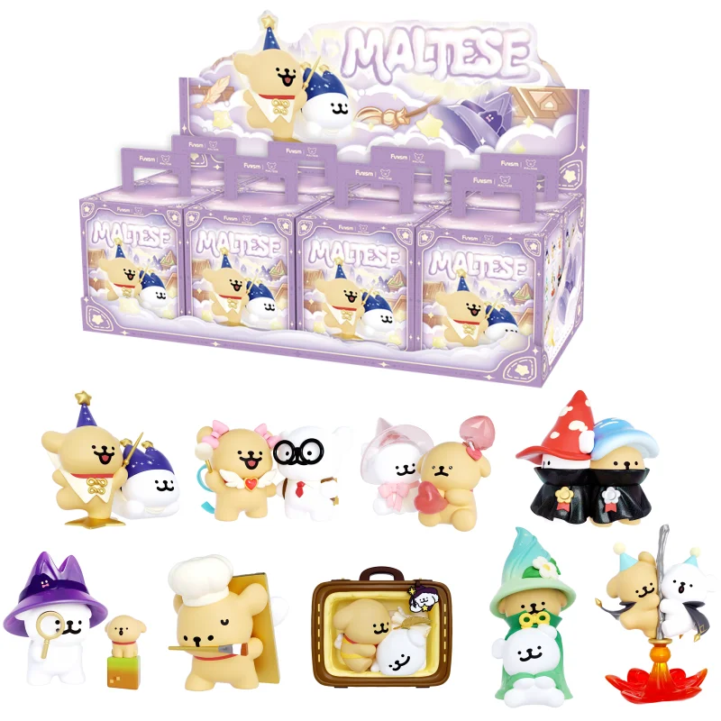 

Cute Doll Model Line puppy Magic Adventure Series Trend Blind Box Cute Doll Mode Desktop Decorations Ornaments Toys Gifts