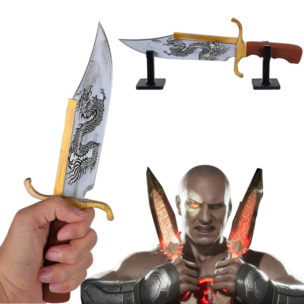 Juego Mortal Kombat Cosplay Kano disfraz Halloween trajes accesorios juego de rol accesorios disfraz de Carnaval
