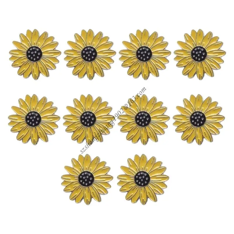 

Q6RB Брошь из нежного сплава с подсолнухом, простые в уходе ювелирные изделия для нескольких случаев