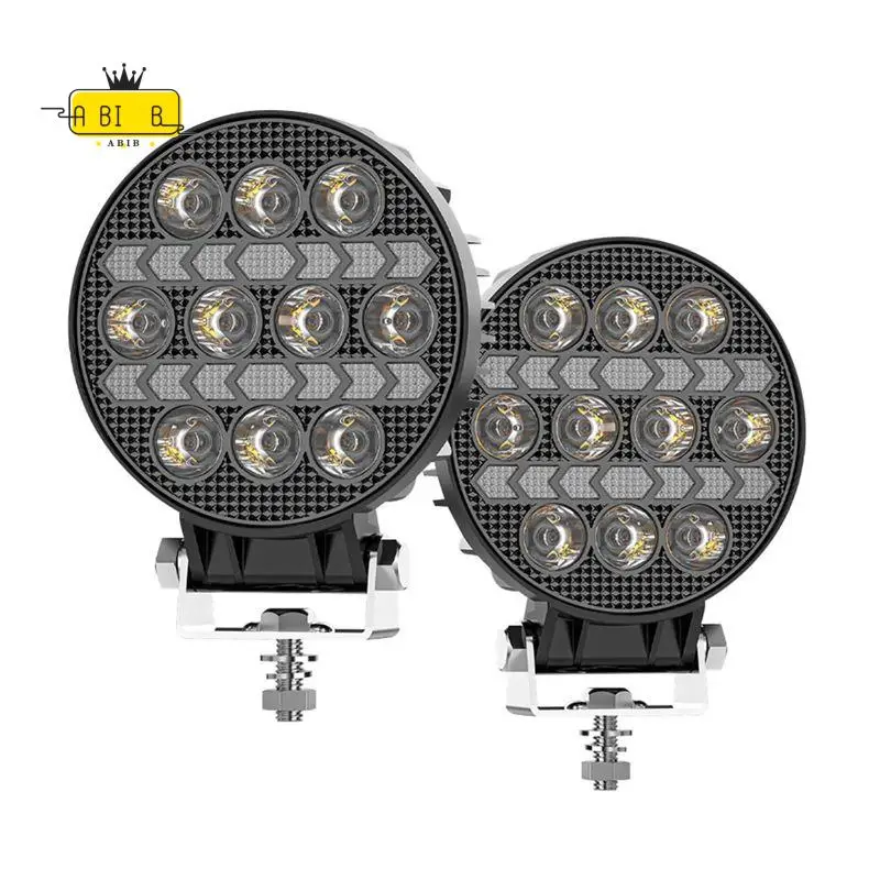 

ABIB -Round 4 Inch Car LED Work Lights Day Running Lights For Truck ATV UTV SUV Motorcycle Cart Trailer Boat