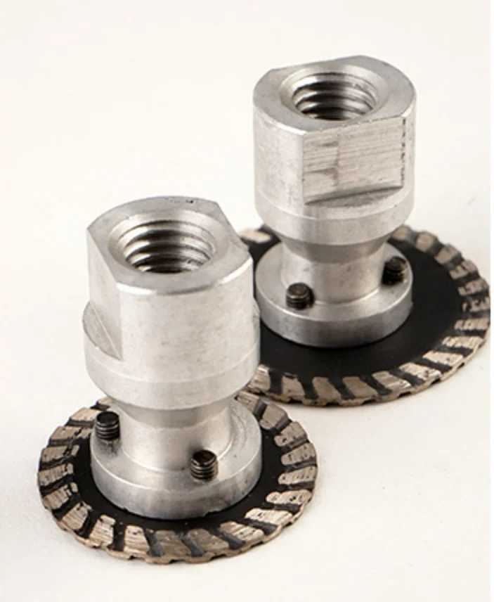 2pcs 1.6'' 2'' Turbo Dry Diamond Mini Saw Blade with M14 Flange 40 50mm Small Concrete Granite Engraving Cutting Disc Disk Tool