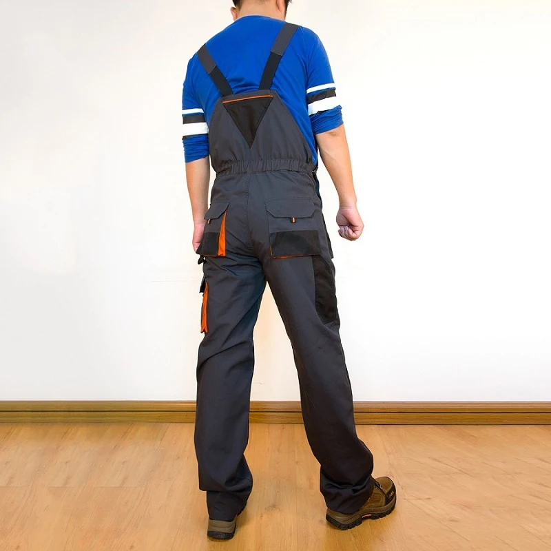 Bib Overalls Men Work Wear Repairman Strap Jumpsuits Pants Working Uniforms