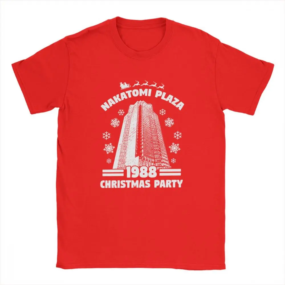 T Shirt Nakatomi Plaza Funny  100% Cotton Christmas Party 1988  Men  Tee Shirt Tops Tees  T-Shirt