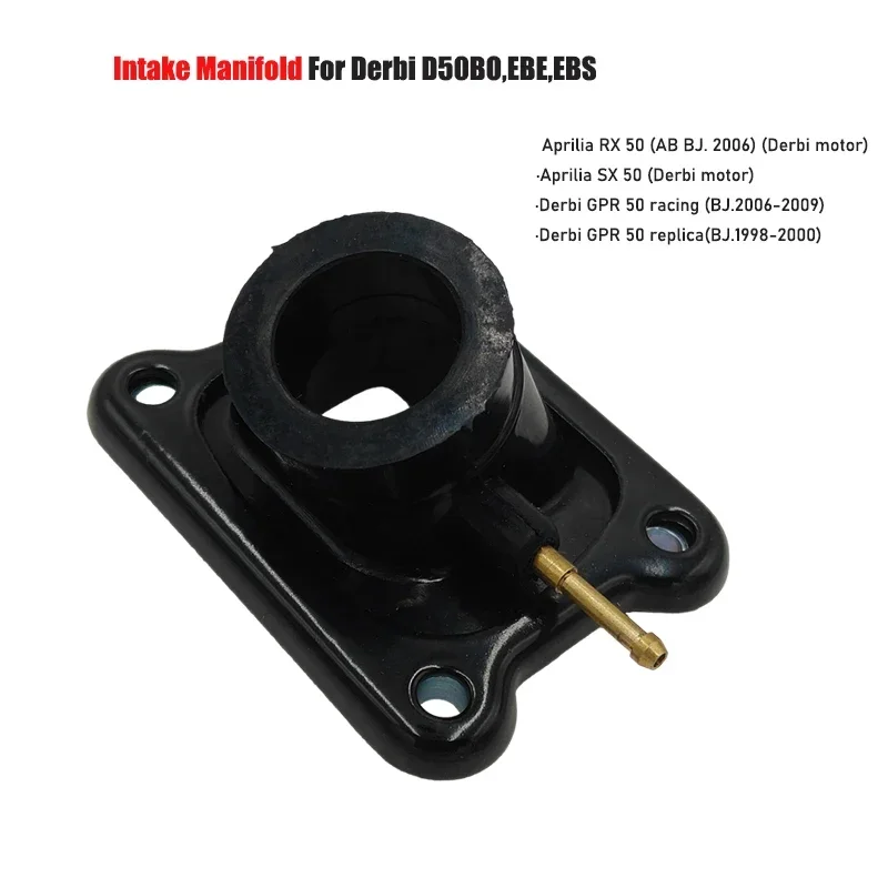 Motocyklowy kolektor dolotowy gaźnika do Derbi D50BO EBE EBS GPR 50 Aprilia RX SX 50 Ansaugstutzen Carb Intake Interface