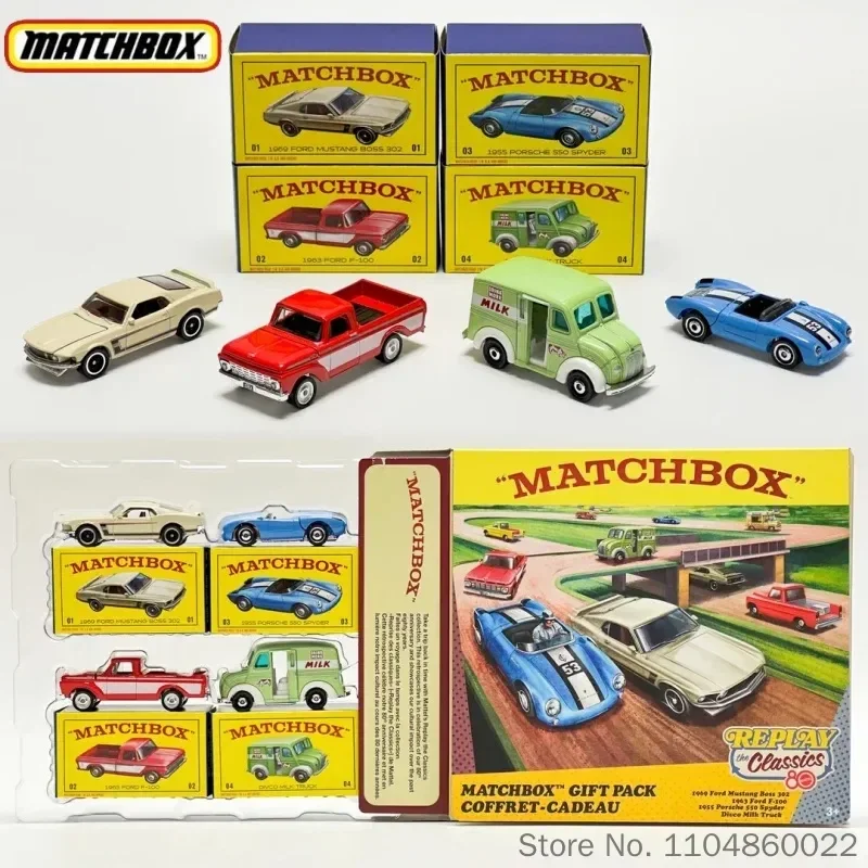 Matchbox 80th Anniversary Edition Porsche Ford Milk Delivery Alloy Car Collection Car Model With Open Door Jhb37 Toys Gift
