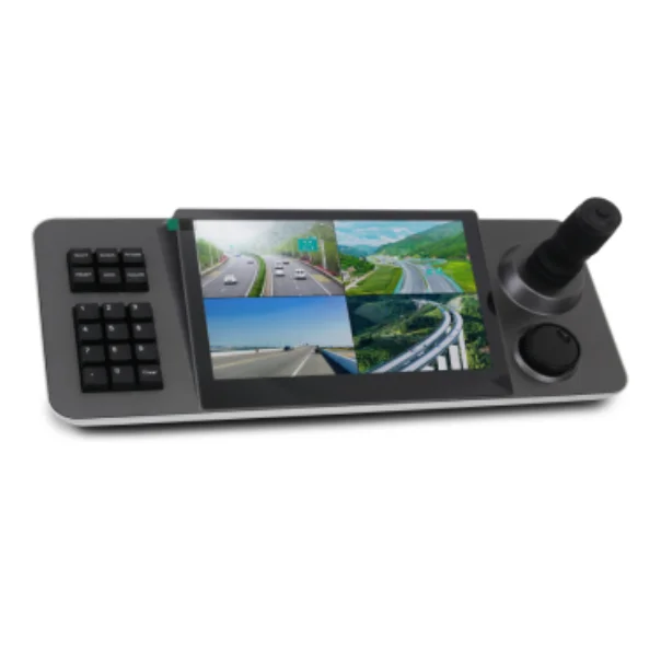 YCV-32BP(T) 4K Network Keyboard 4D Joystick Control 10.1 Inch Color LCD Display Video Switcher IP PTZ Camera Controller