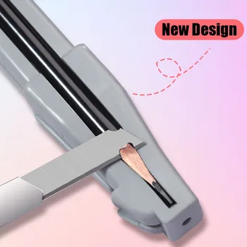 眉毛研ぎ鉛筆、半永久的なメイクのための薄いツール、マイクロブレードチップ、新しいデザインのプロペラ、補助ツール