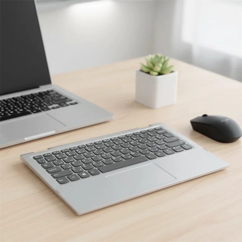 

Клавиатура ARA (арабская раскладка), верхняя часть корпуса (подставка для рук) Mineral Gray для Lenovo Ideapad Yoga 330 11 Flex 6 11IGM 5CB0Q81380