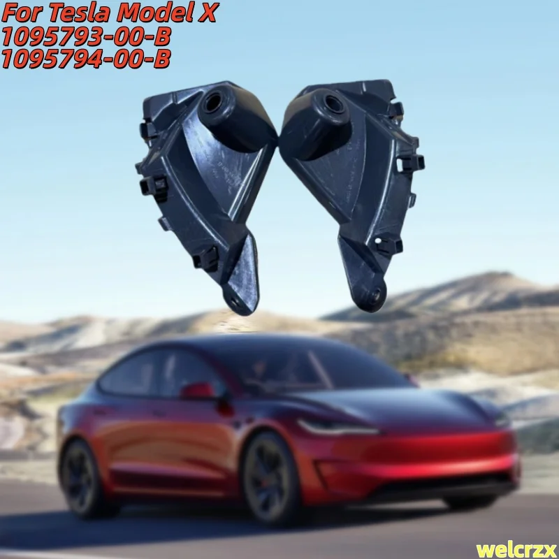 

Front Bumper Fender Bracket Mounting Bracket For Tesla Model X 1095793-00-B 1095794-00-B 2016 -2020 1 Pair