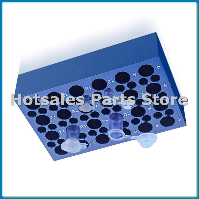 

Двухразмерный алюминиевый охлаждающий блок (24+36) для пробирок - многоразовый охладитель для центрифужных пробирок 0,2 мл/1,5 мл/2 мл - A57M