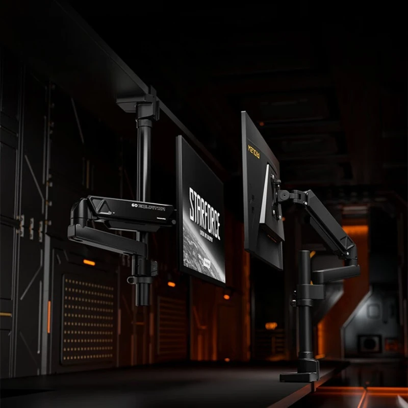 

Monitor bracket upside down monitor arm computer bracket robotic arm inverted for dormitory and dormitory