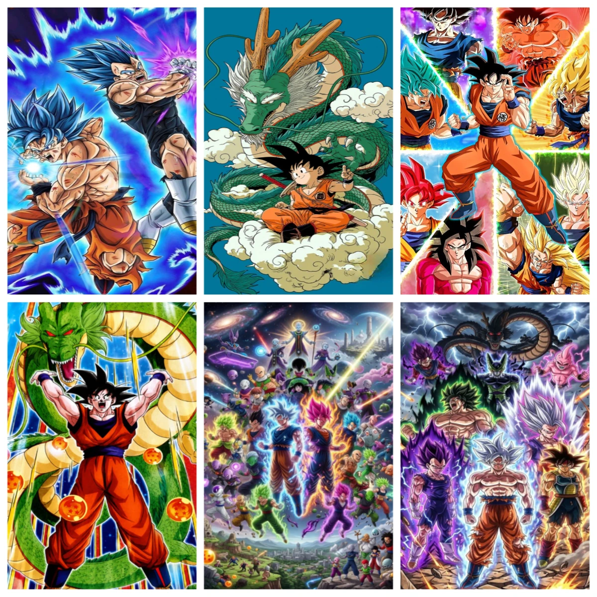 Anime D-Dragon B-Ball Figure Jigsaw Puzzles 500/1000/1200/2000PCS Wall Decor for Living Room Bedroom Perfect Gift
