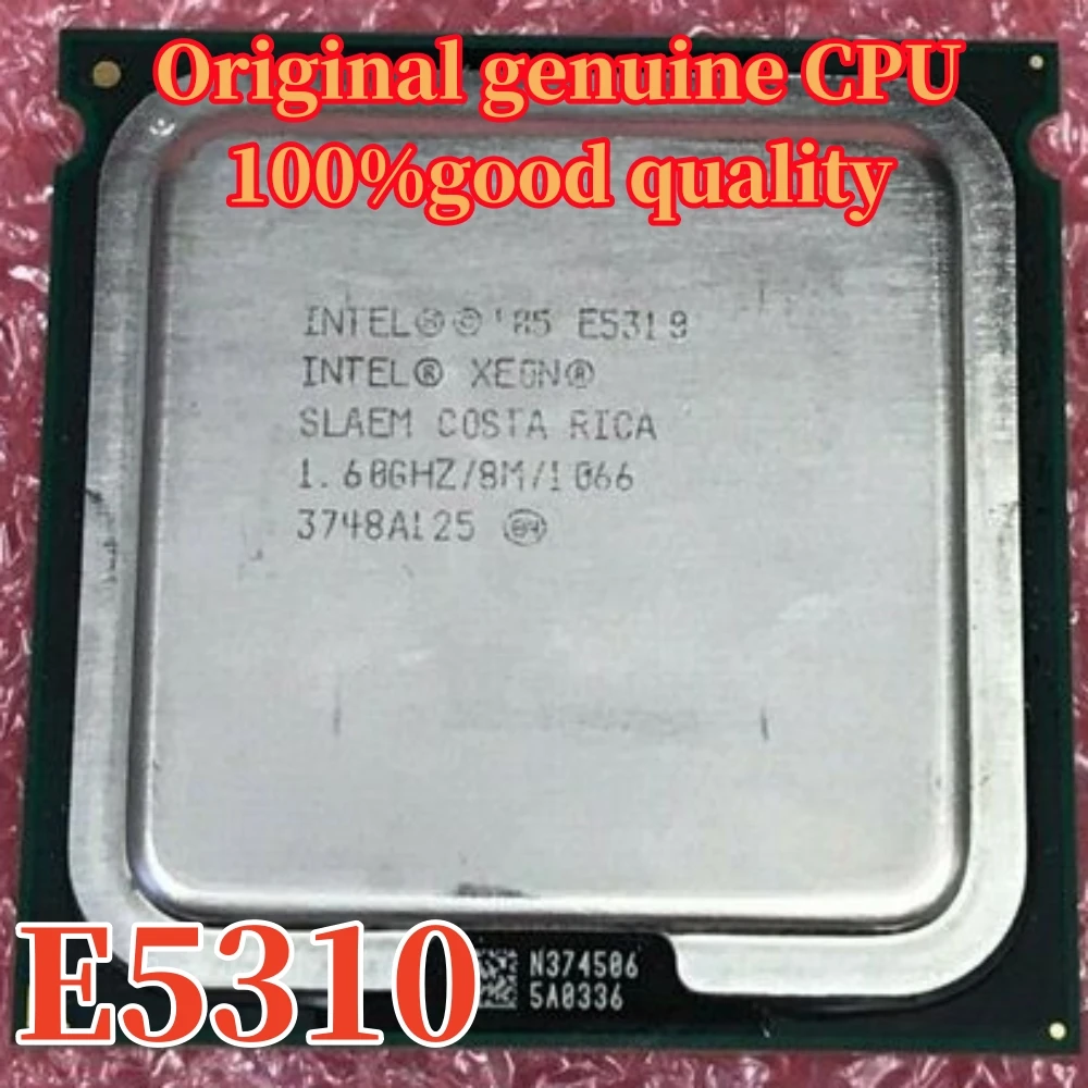 Original Intel Xeon E5310 CPU 1.6GHz/8MB/1066/LGA775/Quad-Core/CPU Free shipping (ship out within 1 day)