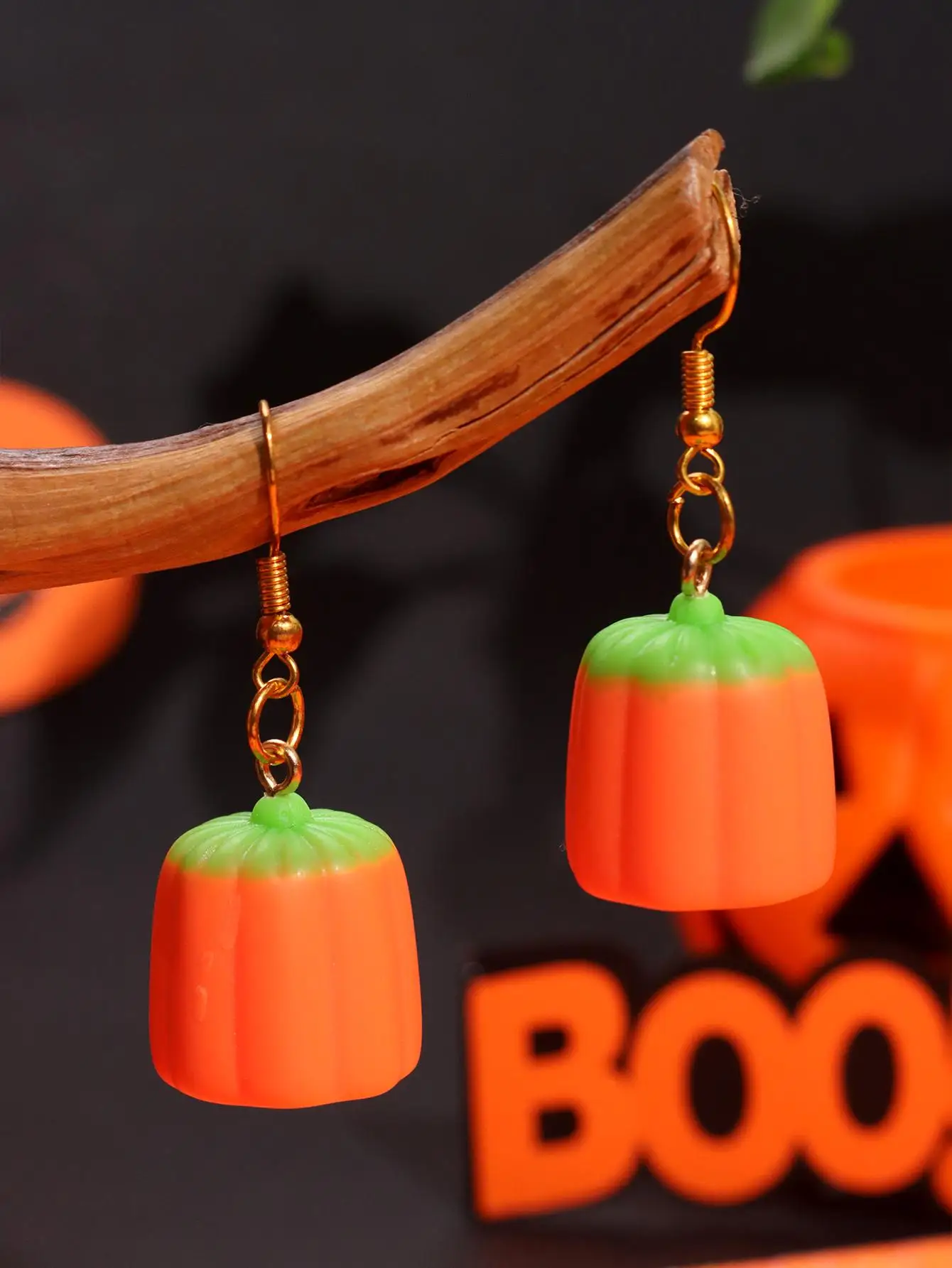 Halloween Niedliches Design Modische Verspielte Kürbis Süßigkeiten Ohrringe Urlaub Urlaub Party Pendeln Alltäglicher Damenschmuck NEU