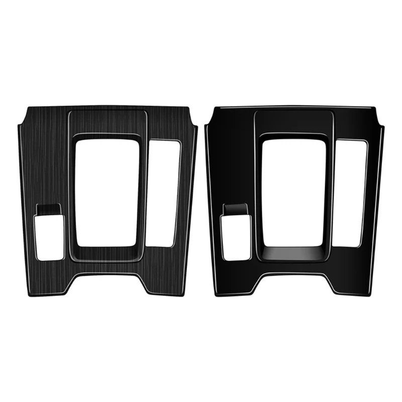 547B Interior Console Trim Cover for Right Hand Drive Gear Shifter Area, ABS Panel with Rear Adhesive Backing Detail
